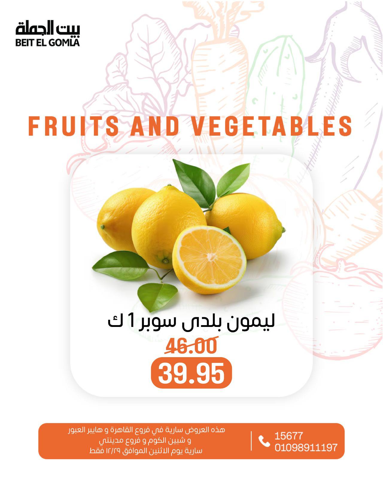 beit-elgomla offers from 22dec to 29dec 2025 عروض بيت الجملة من 22 ديسمبر حتى 29 ديسمبر 2025 صفحة رقم 1